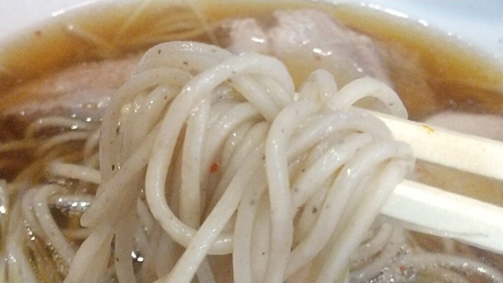 麺は普通な鴨南蛮